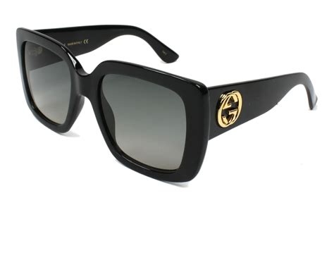 lunette gucci noir femme|lunette de soleil square Gucci.